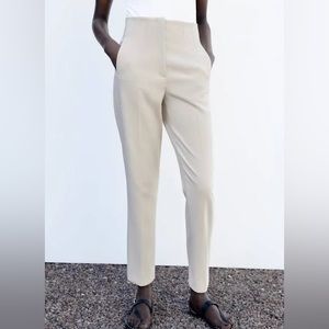 Zara high-waisted trousers